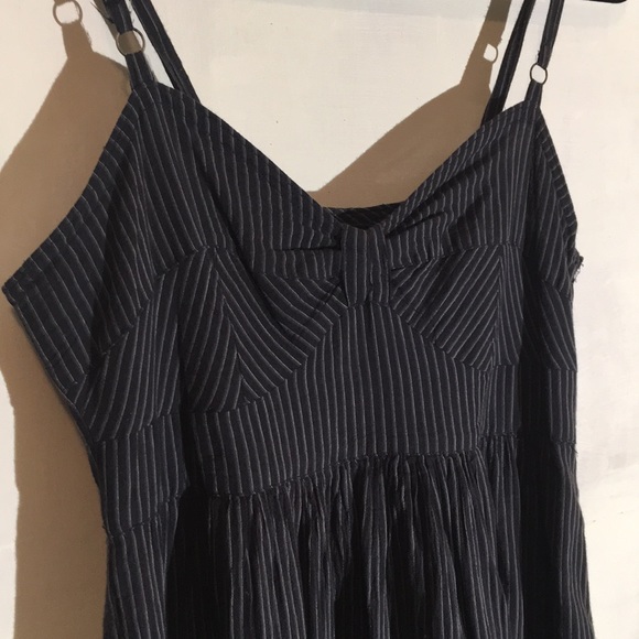 Converse navy pinstripe skater dress Small - Picture 2 of 7